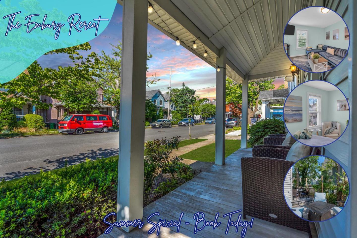 6-Min Walk To Asbury Park & Og Main St - Updated & Cozy Apartment In Historic Ocean Grove - Fire Pit & Patio - Fast Wi-Fi Esterno foto